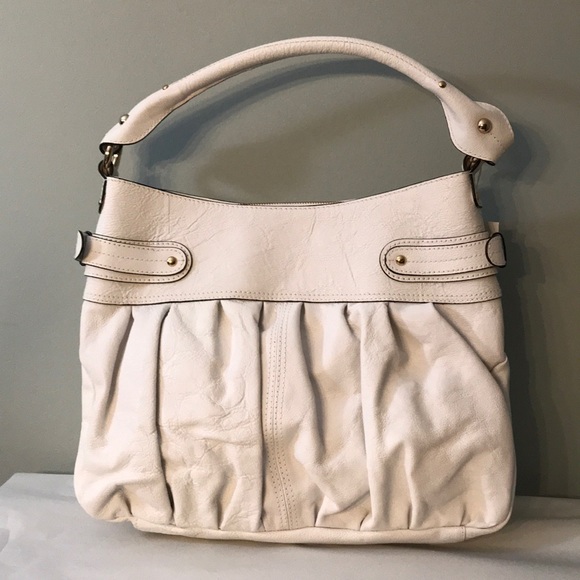Via Spiga White Leather Shoulder Bag - Picture 2 of 6